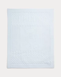 Pointelle-Knit Cotton Blanket