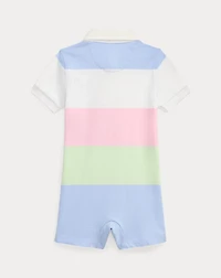 Striped Cotton Jersey Rugby Shortall