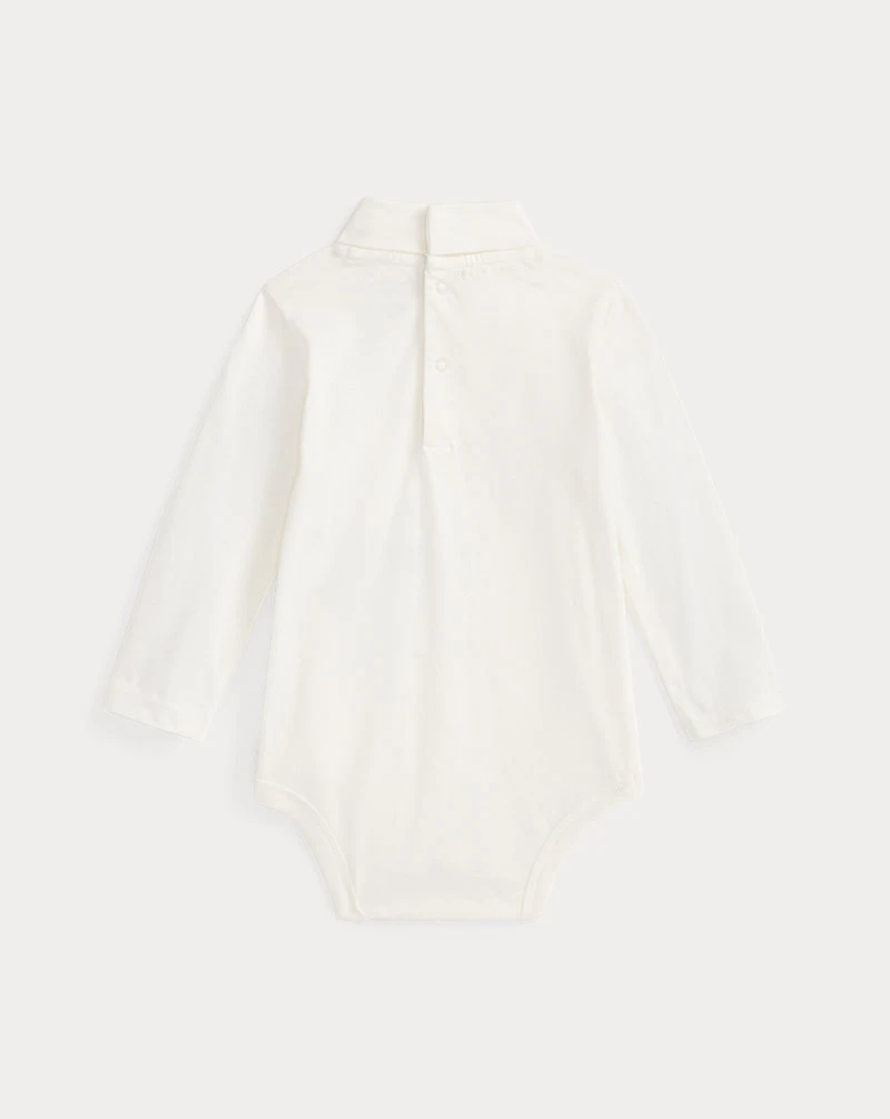 Cotton Jersey Turtleneck Bodysuit