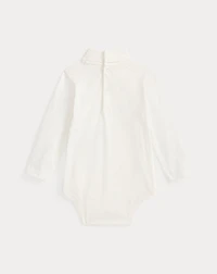 Cotton Jersey Turtleneck Bodysuit