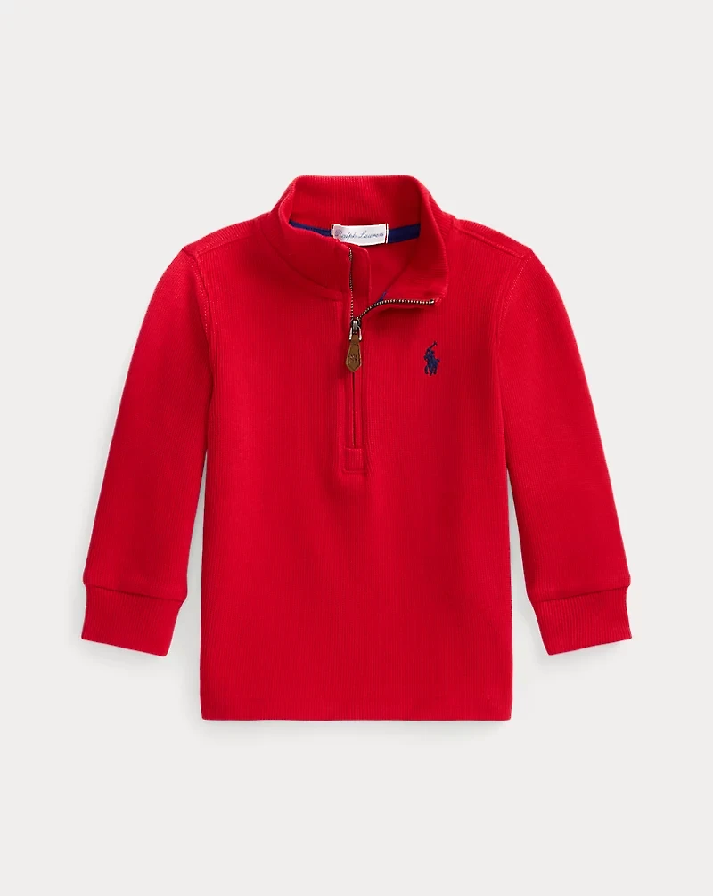 Estate-Rib Quarter-Zip Pullover