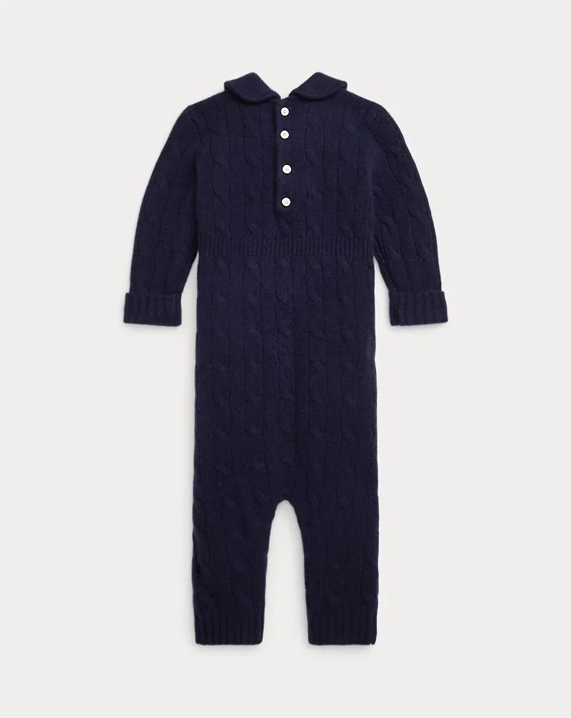 Cable-Knit Cashmere Coverall