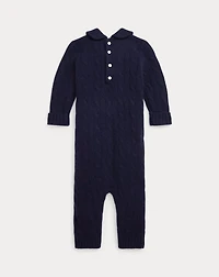 Cable-Knit Cashmere Coverall