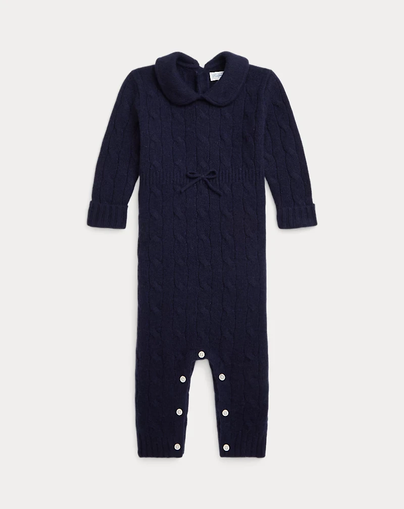 Cable-Knit Cashmere Coverall
