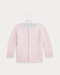 Cable-Knit Cashmere Cardigan