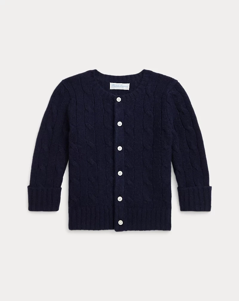 Cable-Knit Cashmere Cardigan