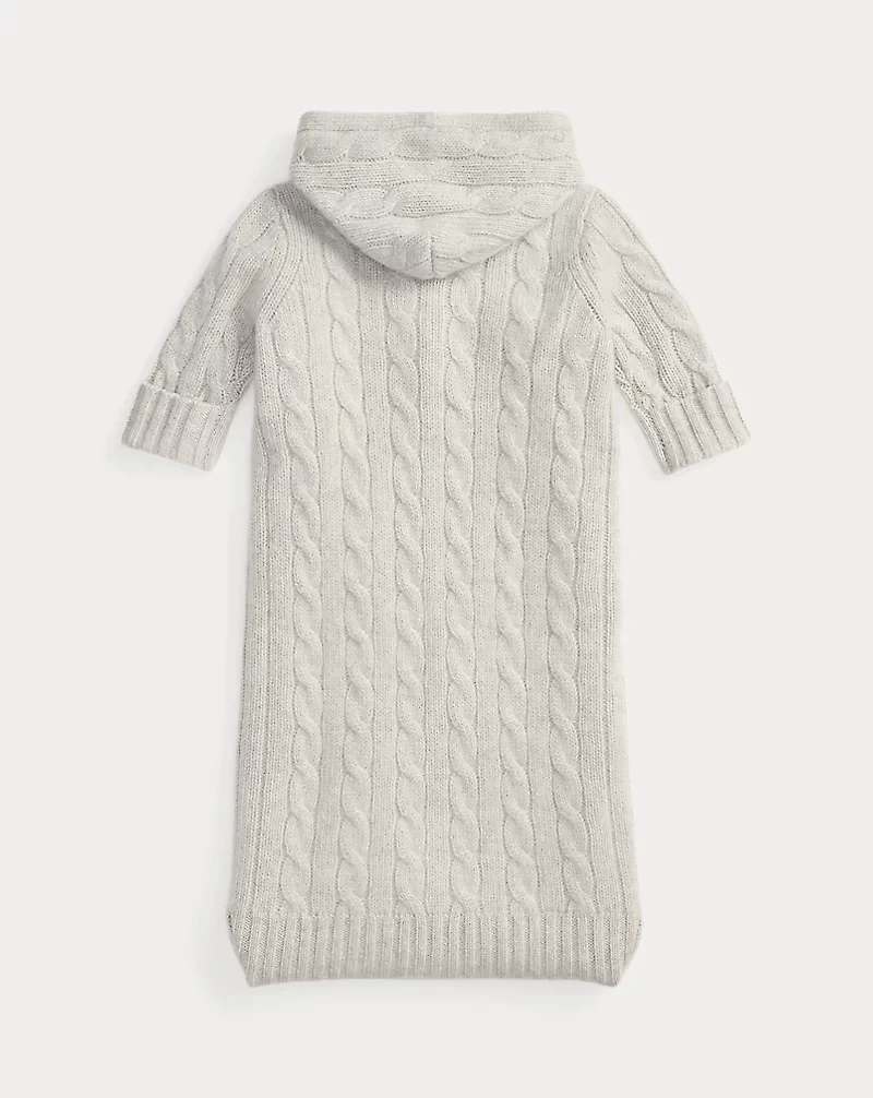 Cable-Knit Cashmere Bunting