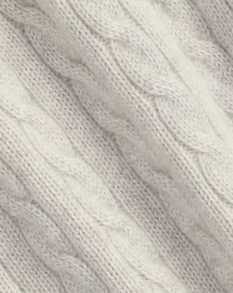 Cable-Knit Cashmere Bunting