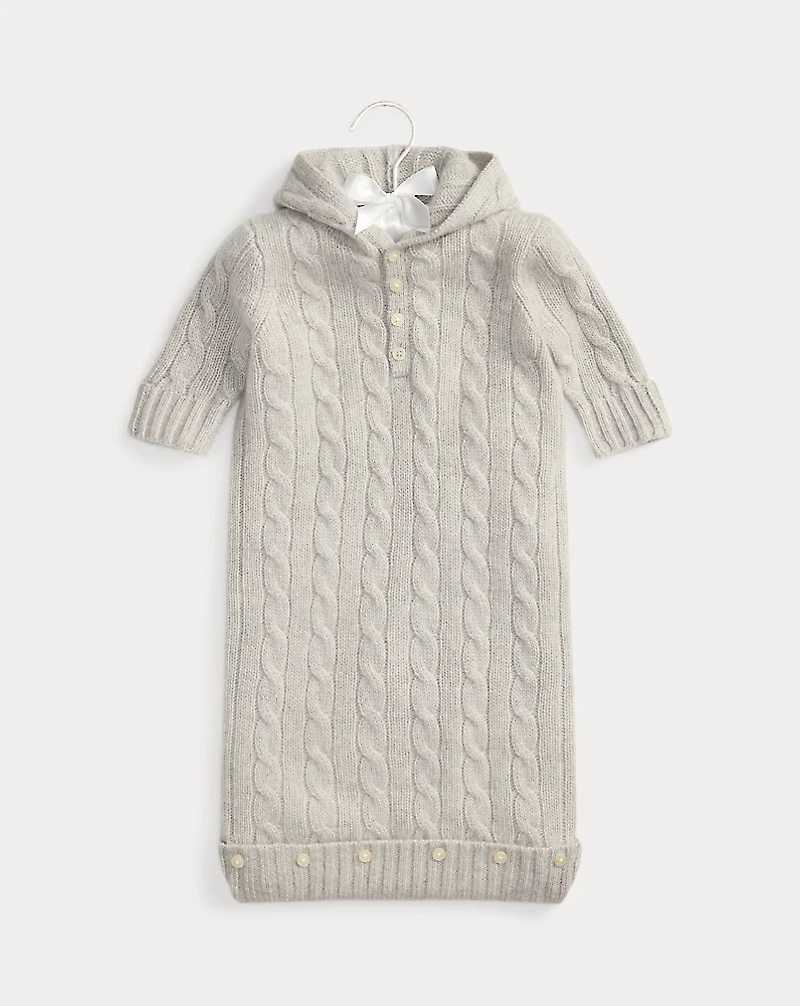 Cable-Knit Cashmere Bunting