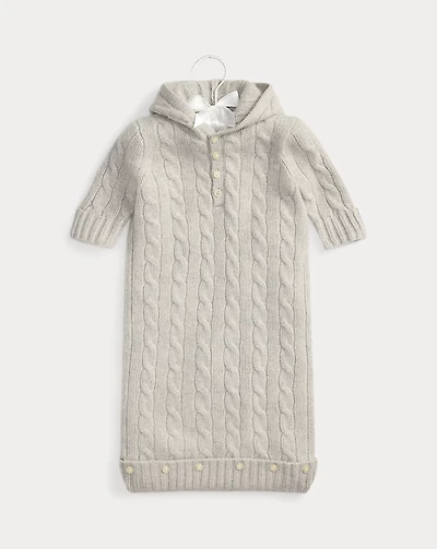 Cable-Knit Cashmere Bunting