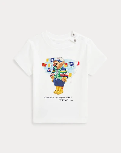 Polo Bear Cotton Jersey Tee