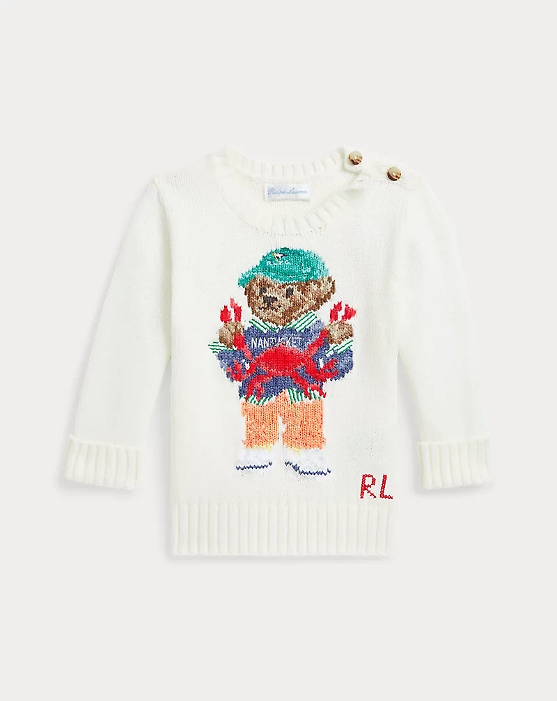 Polo Bear Cotton Sweater