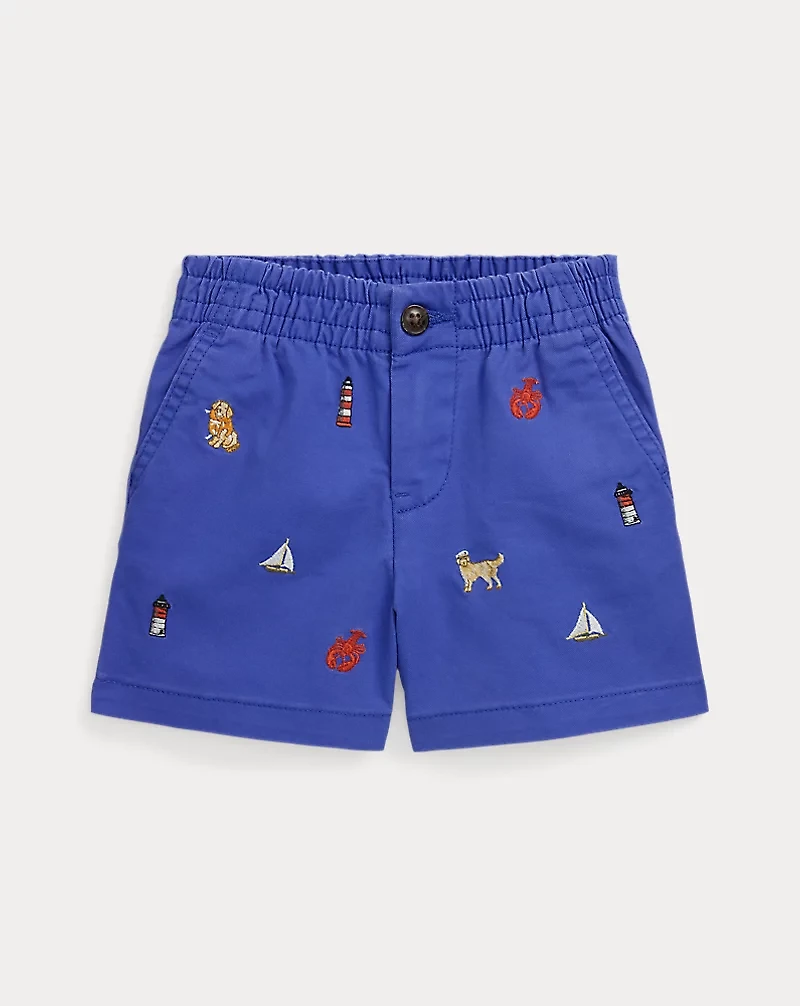 Polo Prepster Embroidered Chino Short