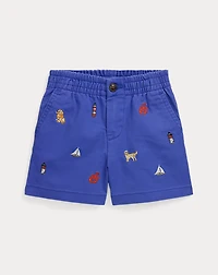 Polo Prepster Embroidered Chino Short
