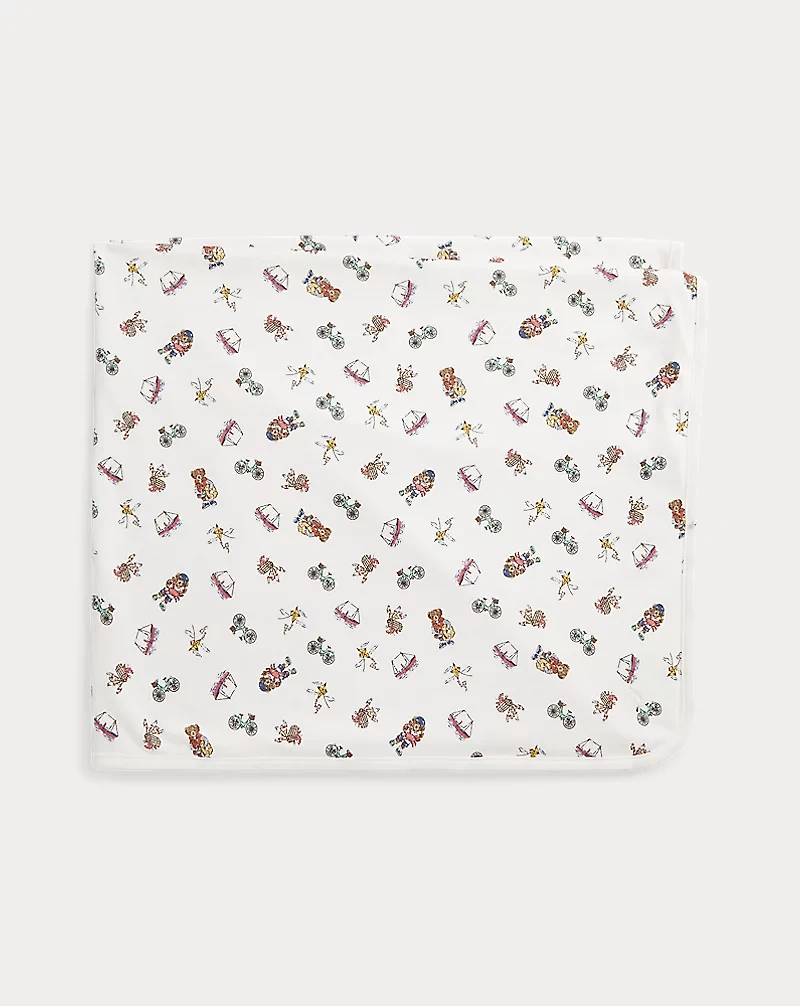 Polo Bear Cotton Interlock Blanket