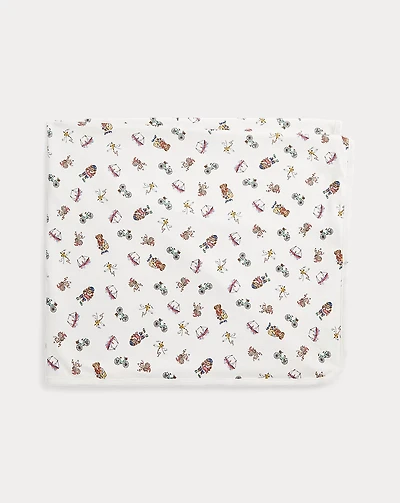 Polo Bear Cotton Interlock Blanket