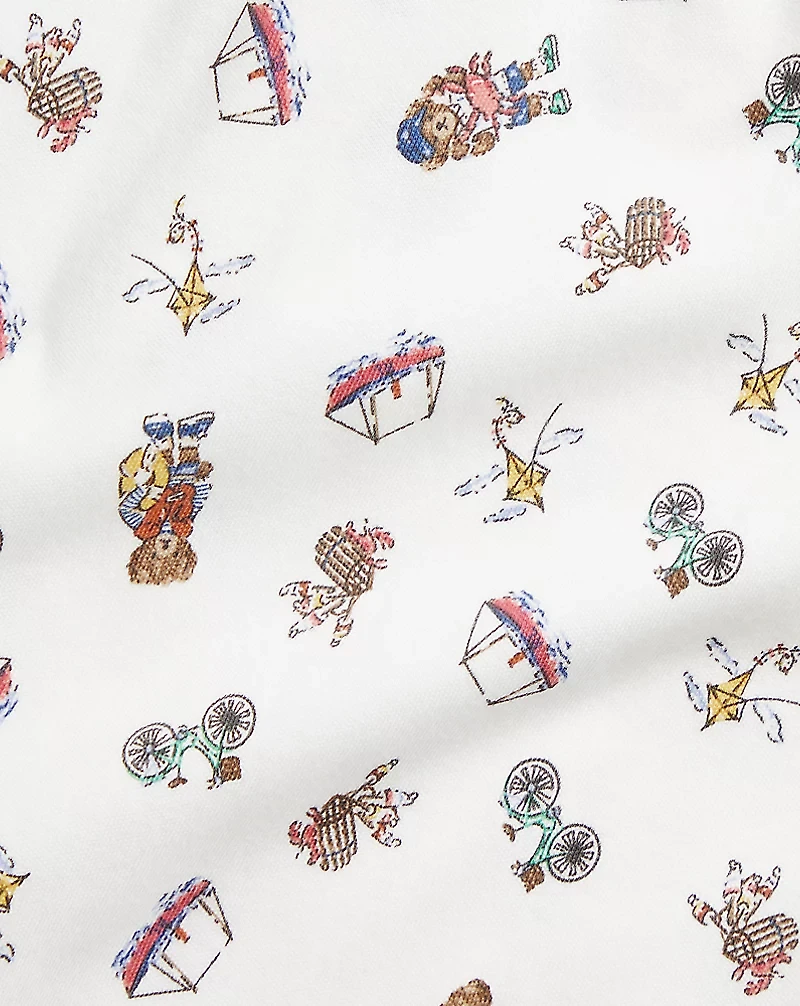 Polo Bear Cotton Footed Coverall