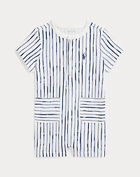 Striped Cotton Henley Shortall