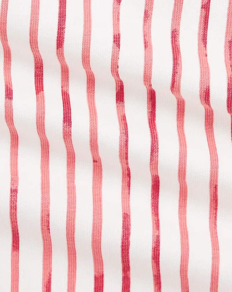 Striped Cotton Jersey Bodysuit