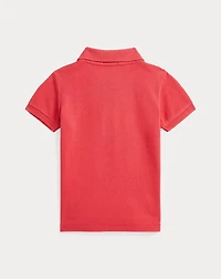Scooter-Embroidered Cotton Polo Shirt