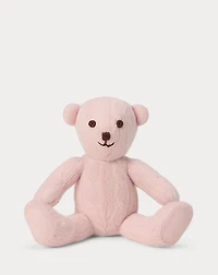 Small Cable Cashmere Bear