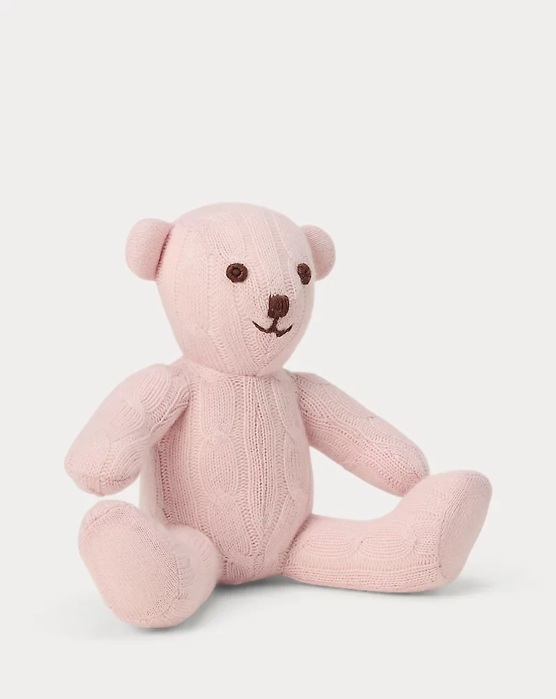 Small Cable Cashmere Bear