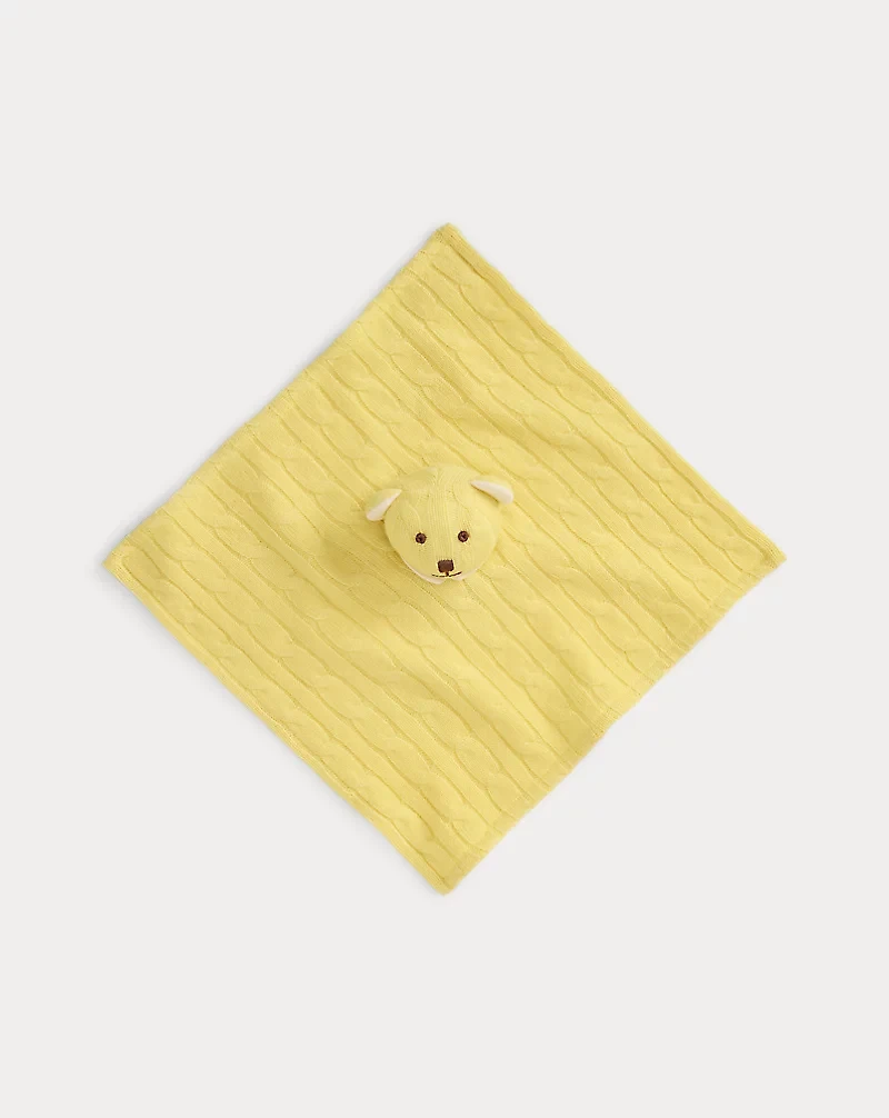 Cashmere Bear Lovey Blanket