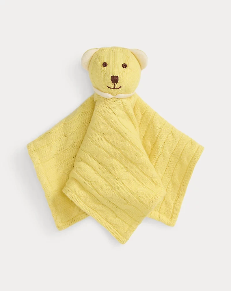 Cashmere Bear Lovey Blanket