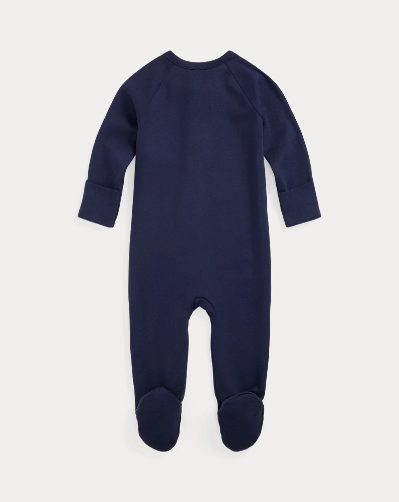 Cotton Interlock Footed Coverall