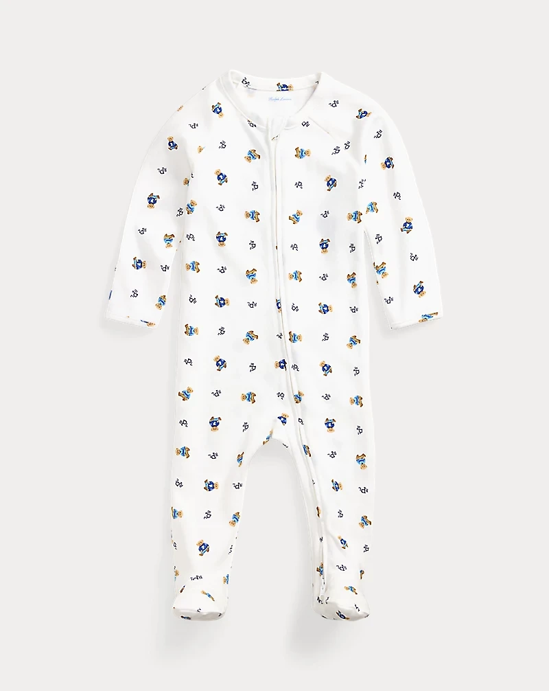 Polo Bear Cotton Interlock Coverall