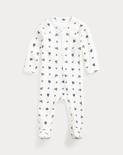 Polo Bear Cotton Interlock Coverall