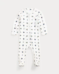 Polo Bear Cotton Interlock Coverall