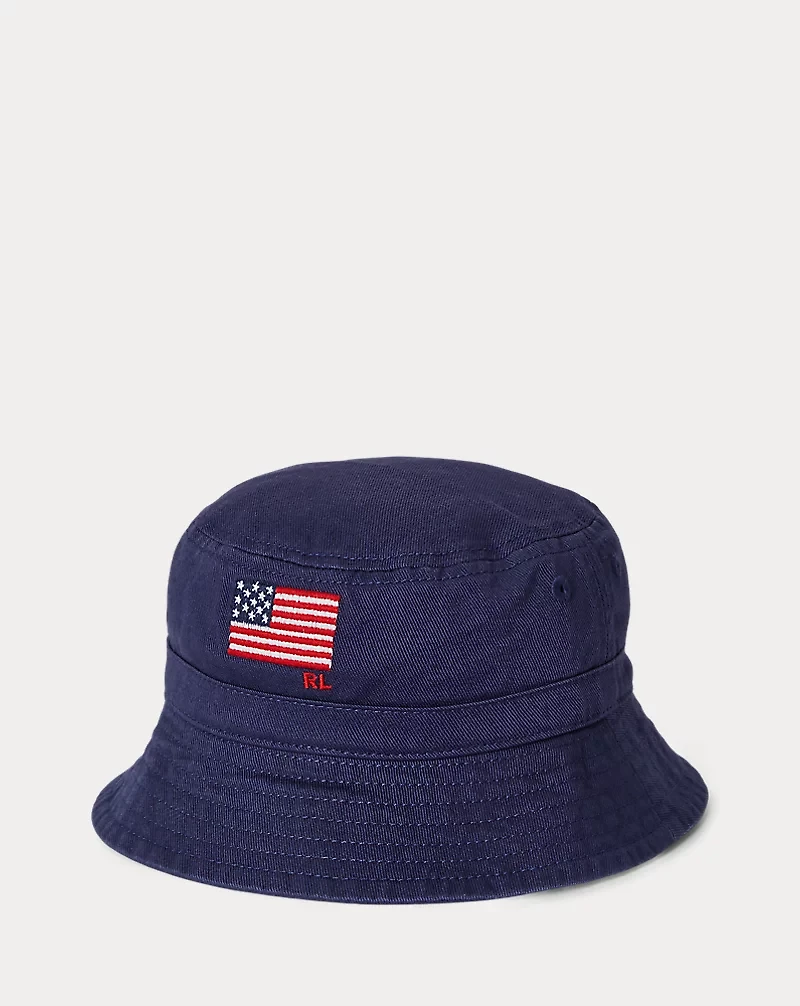 Flag Cotton Twill Bucket Hat