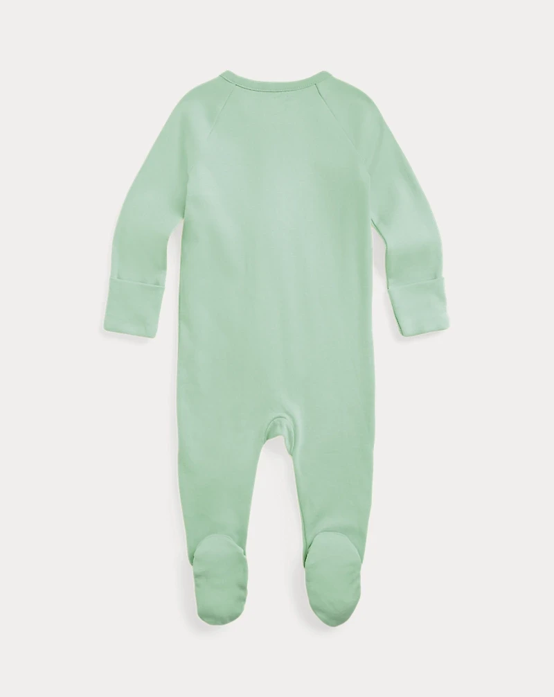 Cotton Interlock Footed Coverall