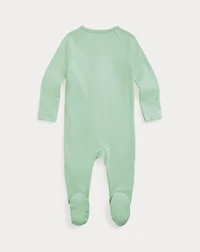 Cotton Interlock Footed Coverall