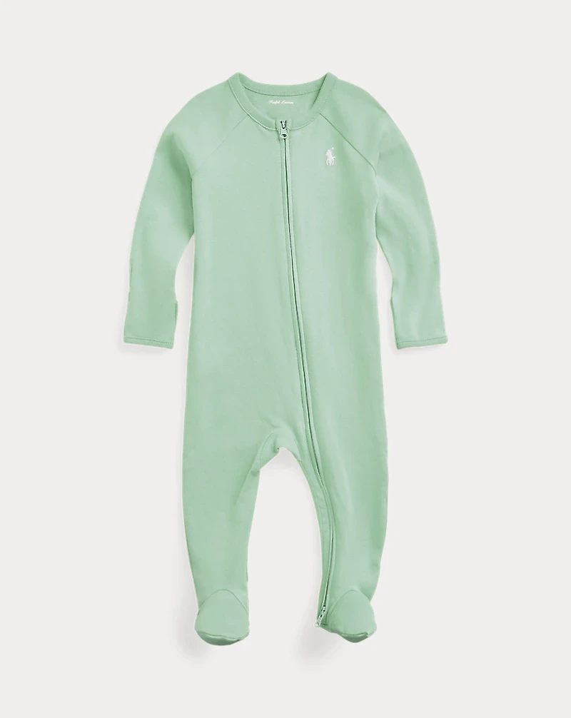 Cotton Interlock Footed Coverall