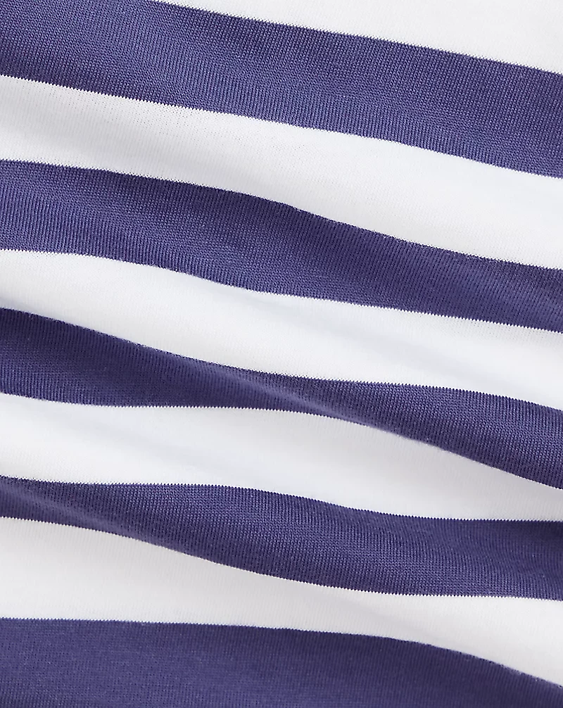 Striped Cotton Jersey Shortall