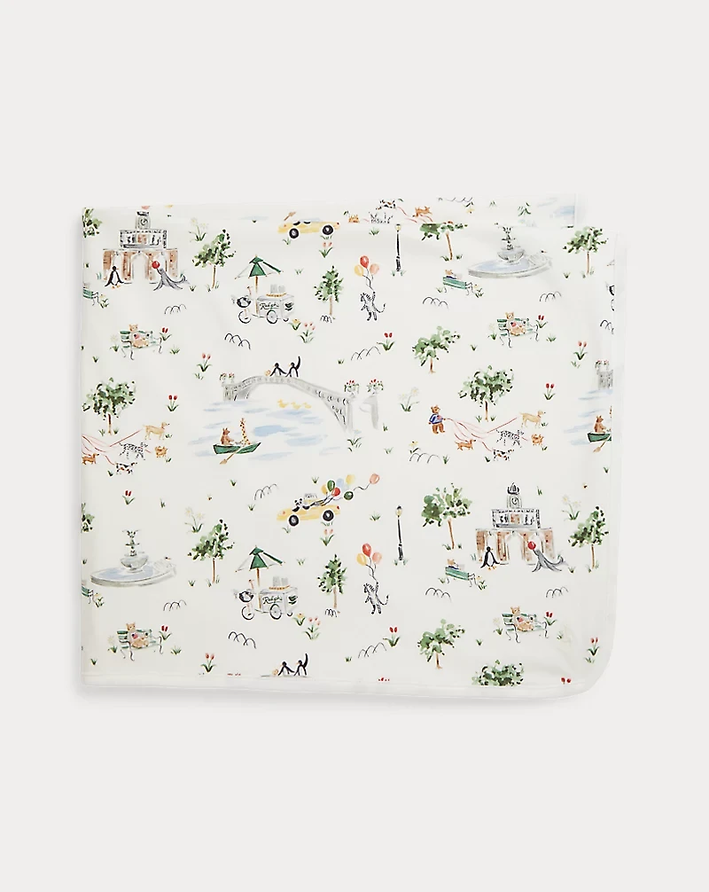 RL Baby x Riley Sheehey Cotton Blanket