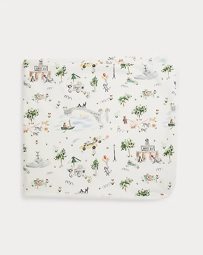 RL Baby x Riley Sheehey Cotton Blanket