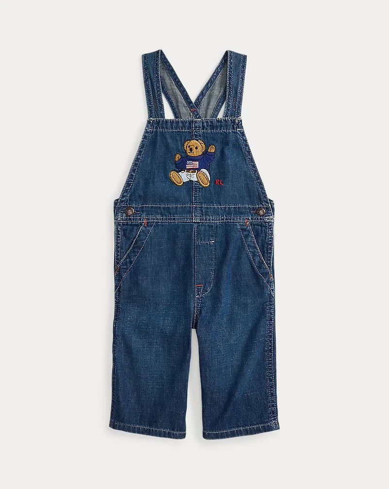 Polo Bear Indigo Denim Overall