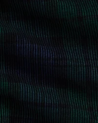 Slouchy Plaid Corduroy Pant