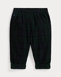 Slouchy Plaid Corduroy Pant