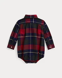 Plaid Cotton Oxford Bodysuit