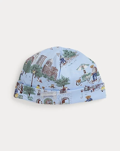 Polo Bear Cotton Interlock Beanie