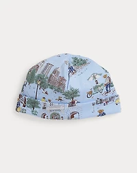 Polo Bear Cotton Interlock Beanie