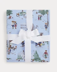 Polo Bear Cotton Interlock Blanket