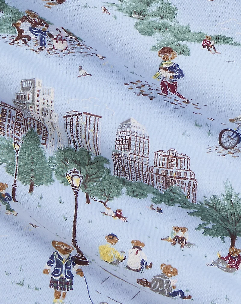 Polo Bear Cotton Interlock Blanket