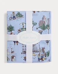 Polo Bear Cotton Interlock Blanket
