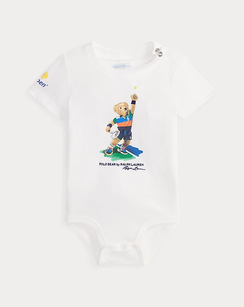 US Open Polo Bear Cotton Bodysuit