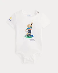 US Open Polo Bear Cotton Bodysuit